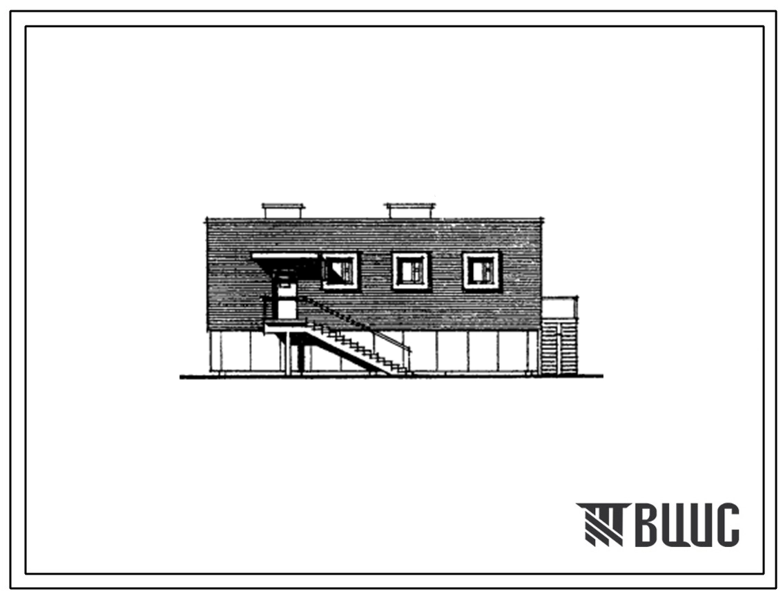 Типовой проект 224-1-371м Начальная школа на 4 класса (40 учащихся). Грунты вечномерзлые. Здание одноэтажное. Стены из кирпича.