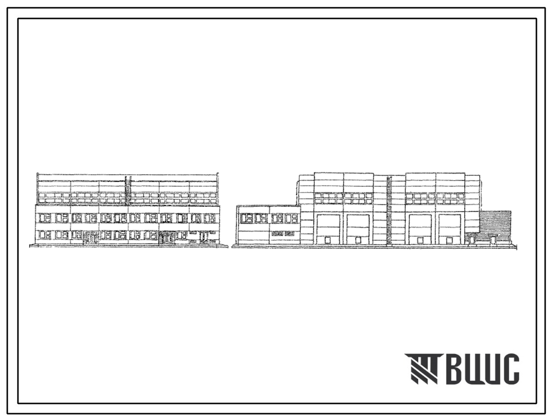 Типовой проект 501-134 Тепловозо-вагонное депо на 4 стойла промышленных железных дорог коели 1524мм.