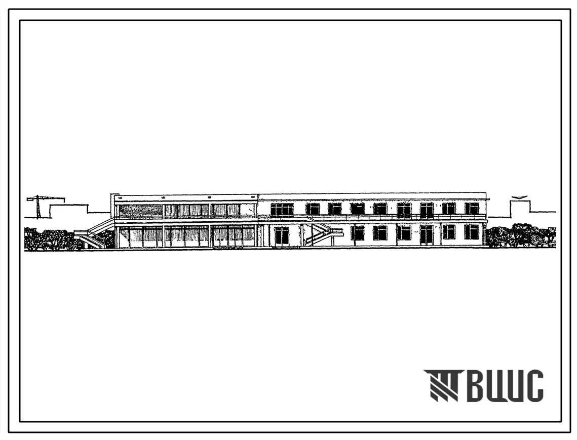 Типовой проект 274-31-7С Общественный центр микрорайона на 6000 жителей.
