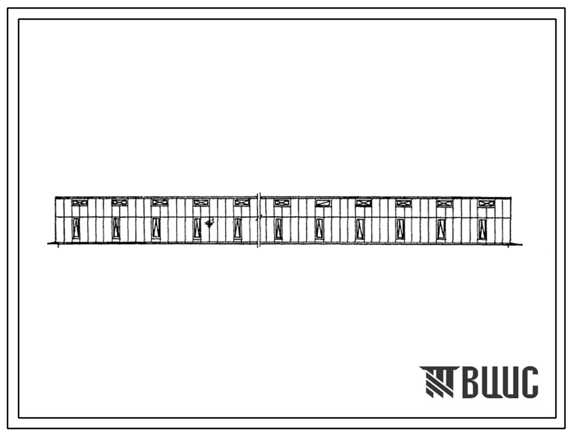 Типовой проект 810-19 Теплица площадью 1000 м? для овощей и рассады, выращиваемой для открытого грунта.