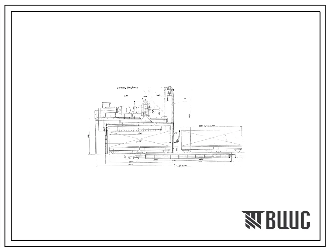 Проект 59275 Сушило камерное для поверхностной подсушки полуформ после окраски, на газе