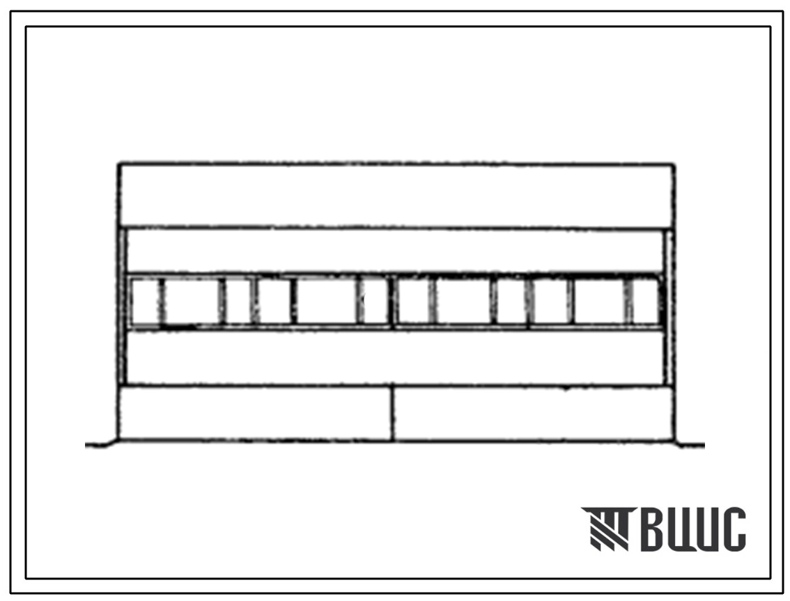 Типовой проект 409-29-54 Неотапливаемый склад для опорной базы специализированной передвижной механизированной колонны с объемом монтажных работ 2 млн. руб. в год