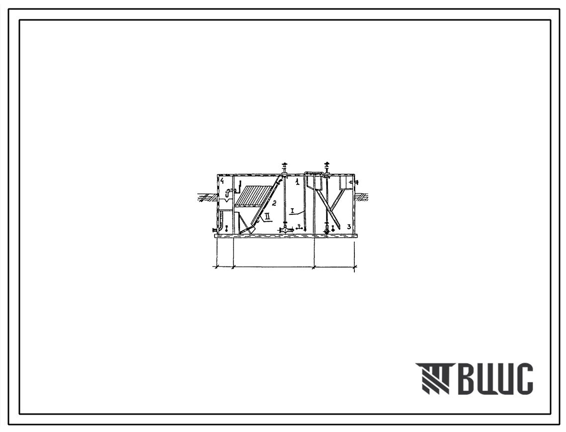 Типовой проект 902-2-465.88 Блок емкостей для канализационных очистных сооружений заводского изготовления произвдительностью 200, 400 м.куб/сут