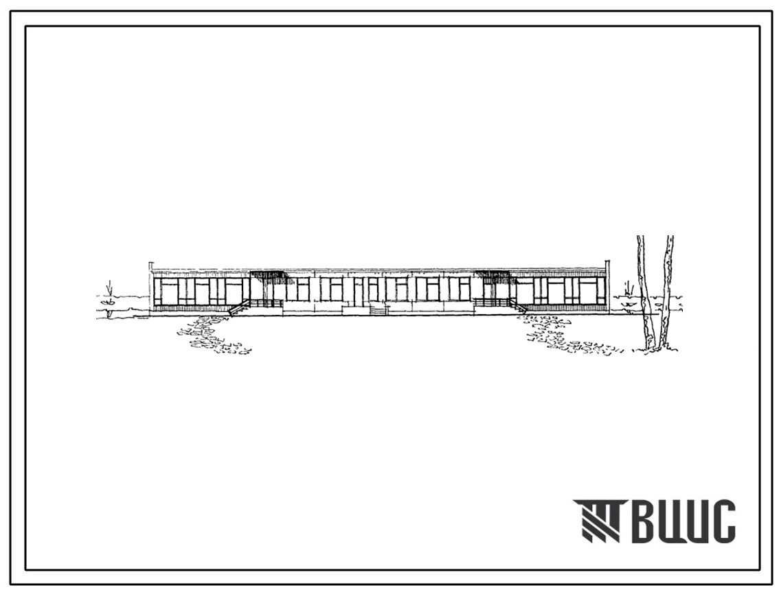 Типовой проект 212-011-2/66 Детские ясли-сад на 50 мест с расширением в летнее время до 95 мест. Для строительства во II и III строительно-климатических зонах.