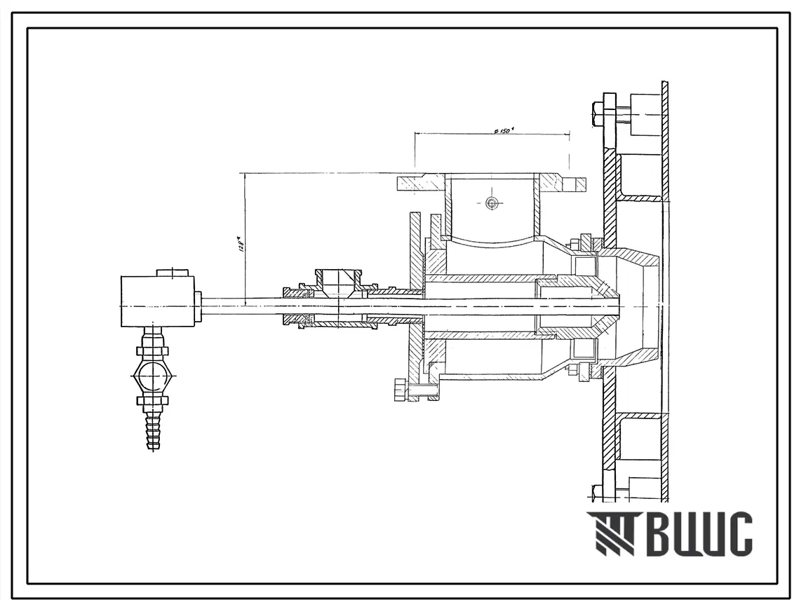 Проект Н7312 Установка горелки дутьевой унифицированной ГДУ-80 (сварной вариант)