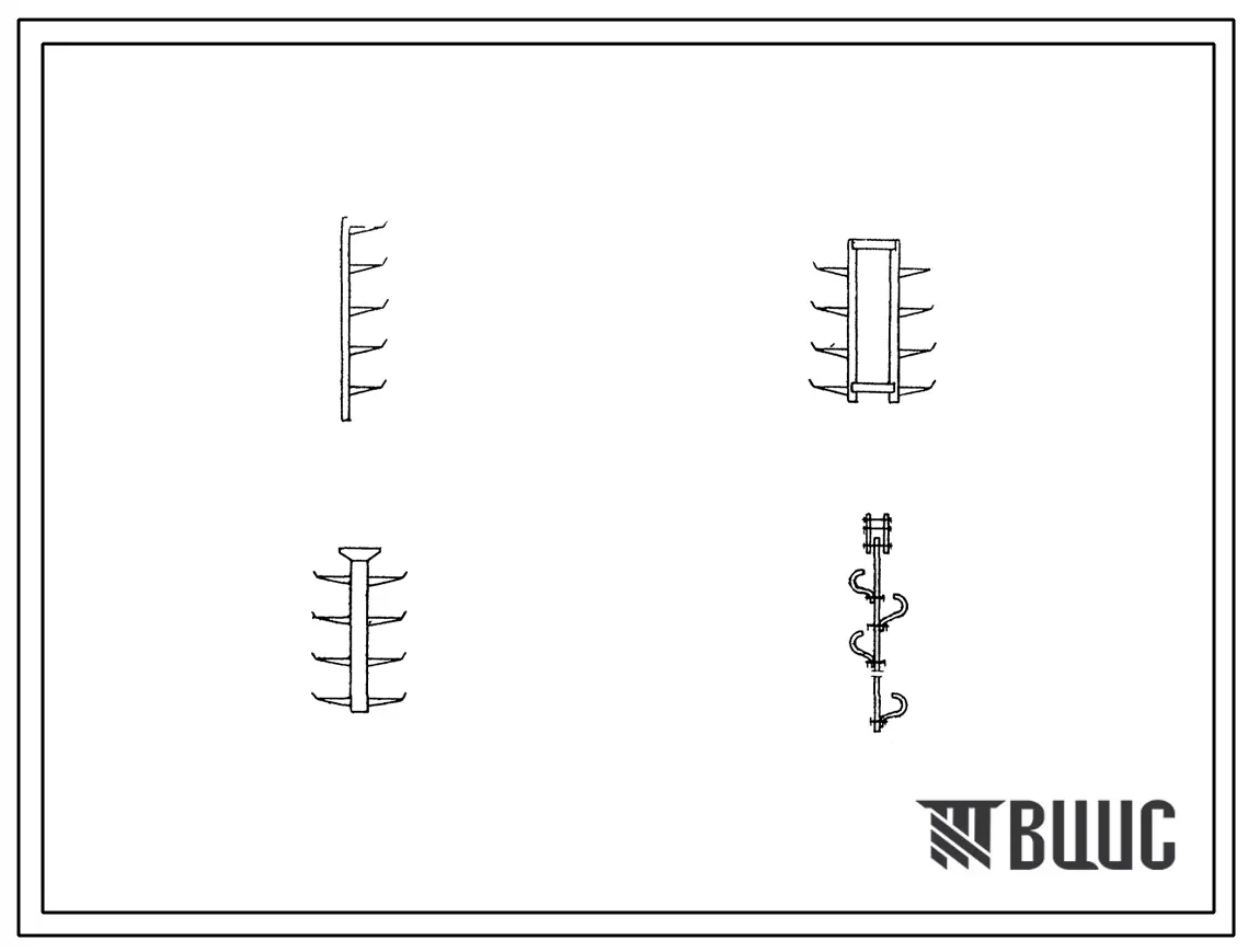 Серия 3.407-14 Комплектные конструкции для прокладки кабелей. Материалы для проектирования.