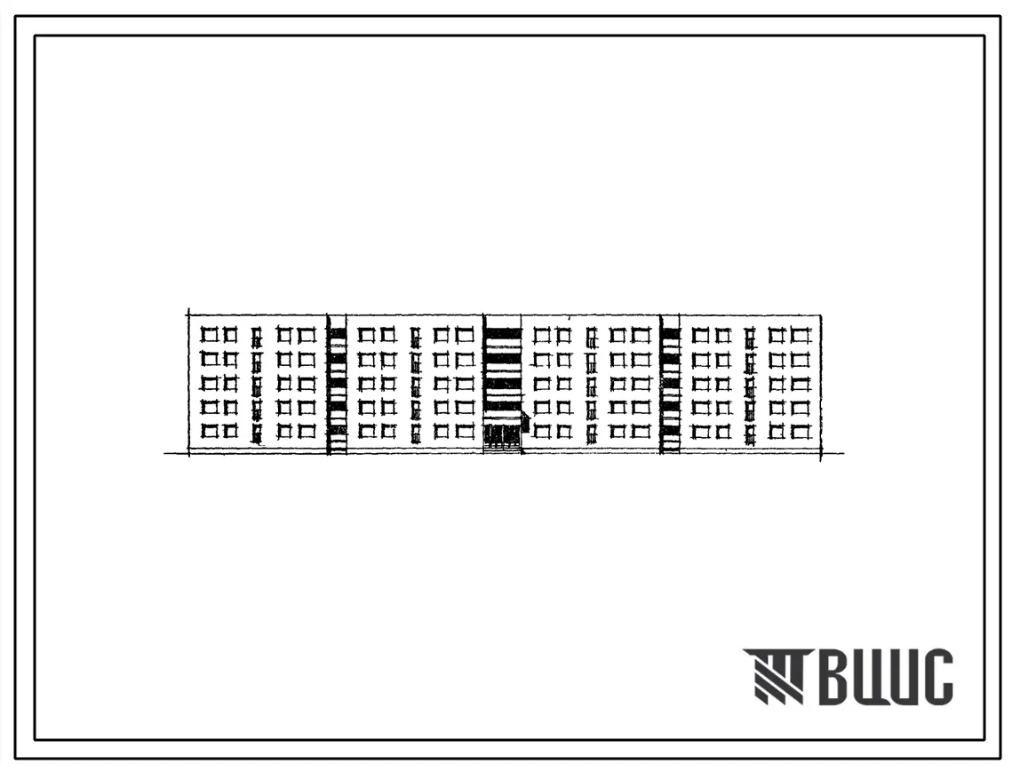 Типовой проект 164-114-16с Пятиэтажное общежитие на 380 мест для студентов высших учебных заведений, рабочих и служащих с вариантом для учащихся средний и профессионально-технических учебных заведений, для строительства в 1В, 1Д, 2А, 2Б климатических подр