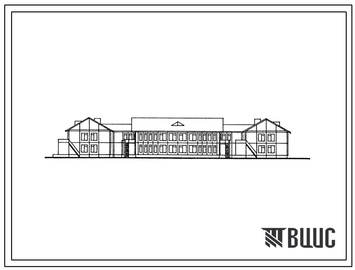 Типовой проект 211-1-430с.13.87 Детский ясли – сад на 320 мест. Для Иркутской области. Сейсмичность 7,8 баллов. Здание двухэтажное. Каркас по серии ИИС-04.Стены из керамзитобетонных панелей по серии 1.090.1-2с.