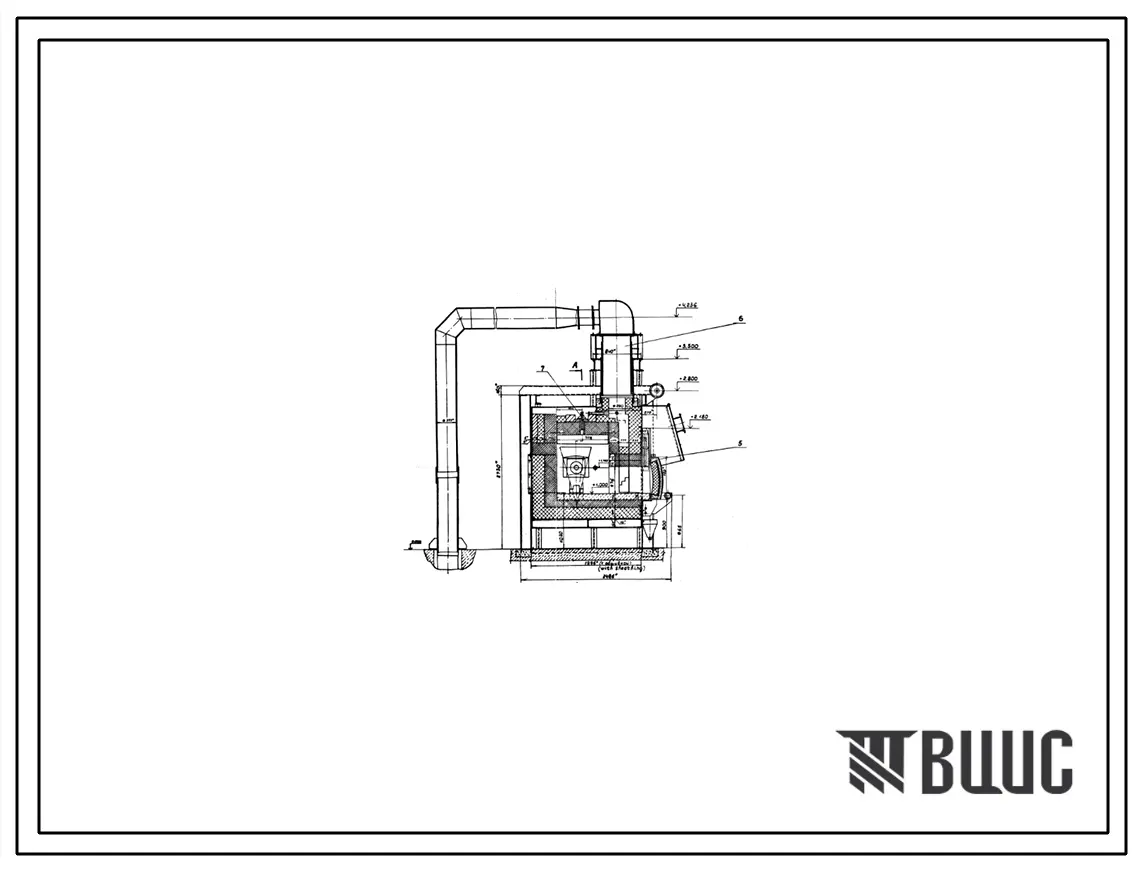 Проект 11559.01 Печь нагревательная 2-х камерная размерами пода 2х(1,16х0,93)м на газе и дизельном топливе