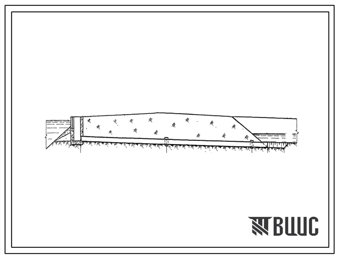 Типовой проект 820-18/66 Водовыпуски трубчатые из оросителей в чеки (с переездом и без переезда) на расходы от 20 до 95 л/сек и падением 0,05-1 м из асбестоцементных труб. Тип В-ОЧ и В-ОДЧ.