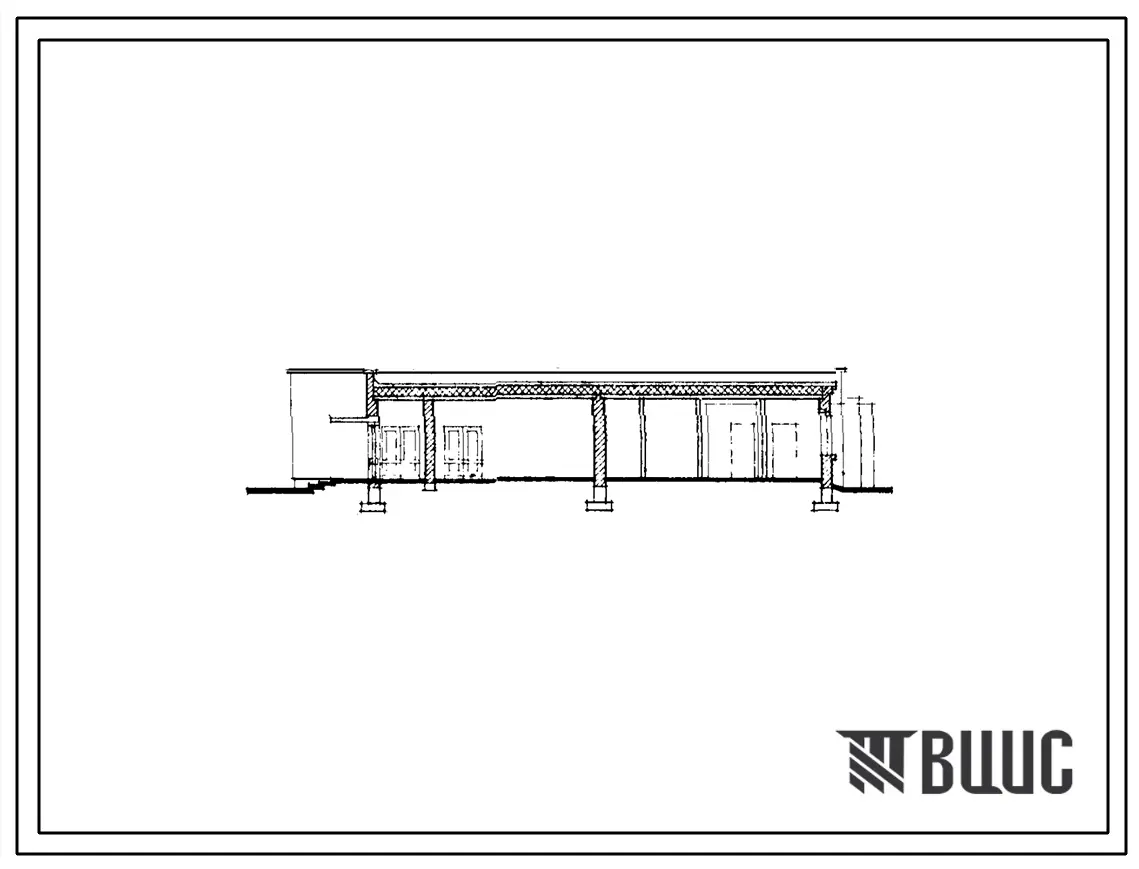 Типовой проект 274-22-41 Пивной бар на 100 мест. Для строительства в IВ климатическом подрайоне, II и III климатических районах.