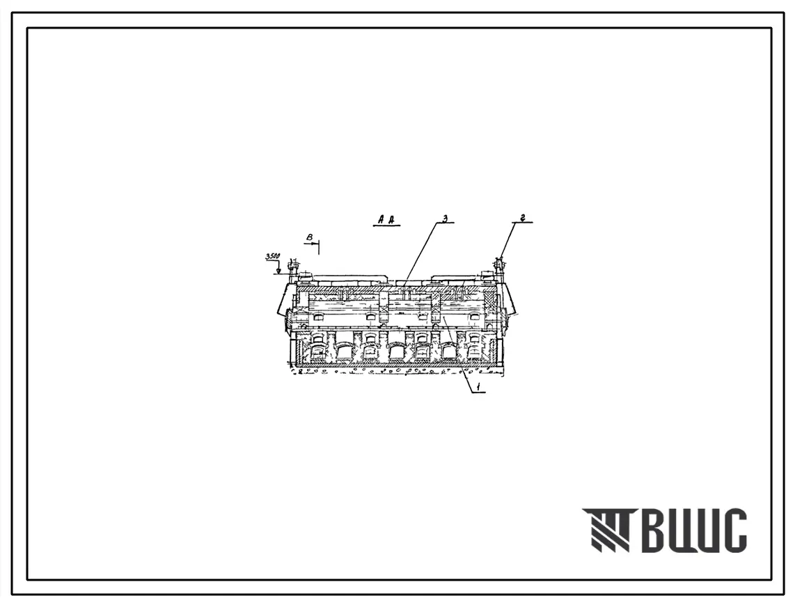 Проект 37628 Печь толкательная под отпуск раз.пода 2,436х7,076 м на мазуте и газе