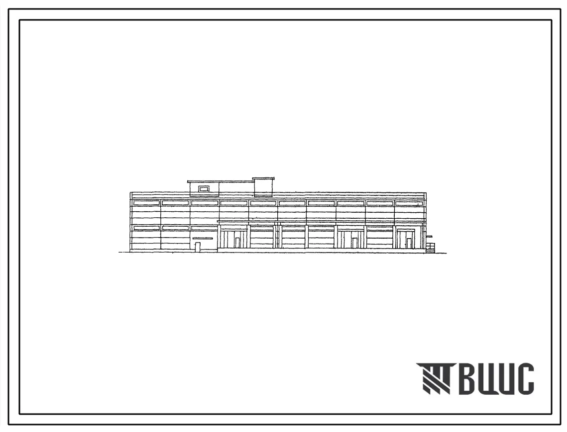 Типовой проект 701-1-13 Двухэтажный склад сборной железобетонной конструкции для тарных грузов (муки)