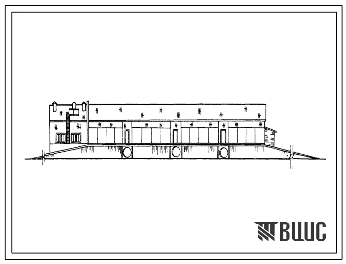 Типовой проект 814-128 Пункт сушки льняного вороха производительностью 1,4 т/ч