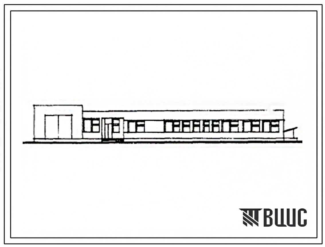 Типовой проект 807-11-8с.83 Административное здание с санпропускником на 30человек для животноводческих комплексов и ферм. Для строительства в подрайоне сейсмичностью 7, 8 и 9 баллов