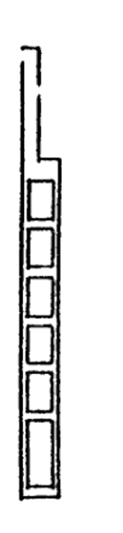 Состав Серия 1.427.1-6 Колонны железобетонные двухветвевого сечения для продольного и торцового фахверков одноэтажных производственных зданий высотой 15,6; 16,8 и 18,0 м. Выпуск 2 Арматурные и закладные изделия, стальные элементы колонн. Рабочие чертежи