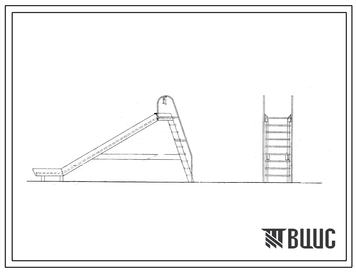 Шифр МФ-61 Горка катальная. Тип 2 (1967 г.)