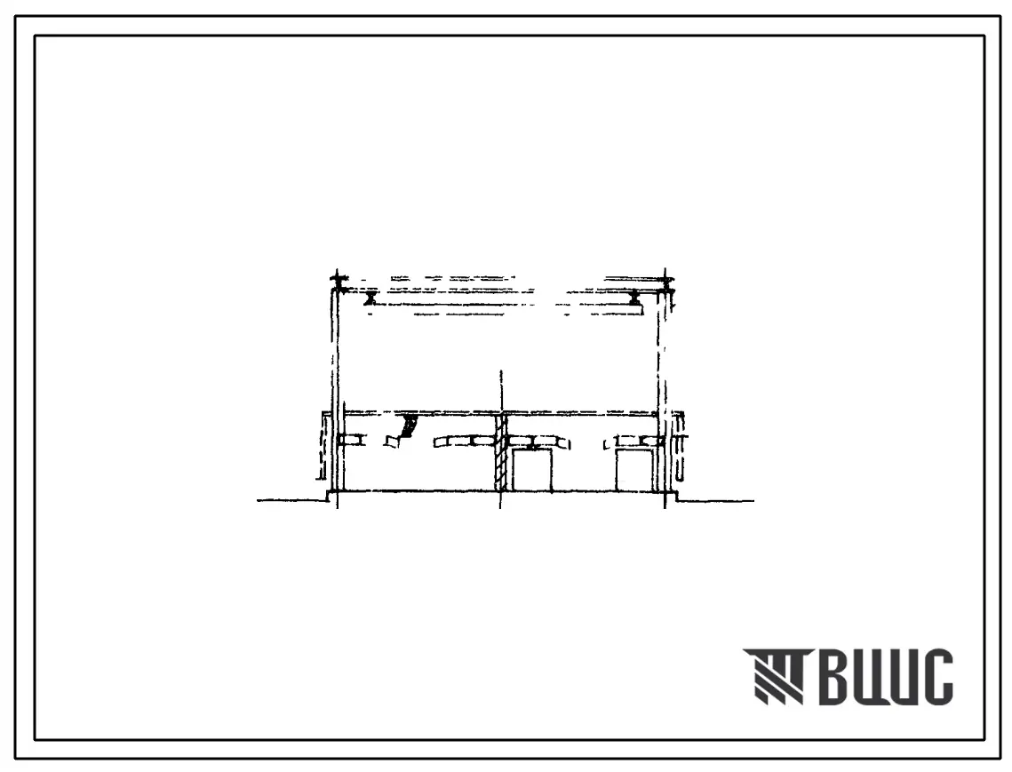 Типовой проект 704-5-6 Склад кислородных и ацетиленовых баллонов (четыре секции по 80 баллонов)