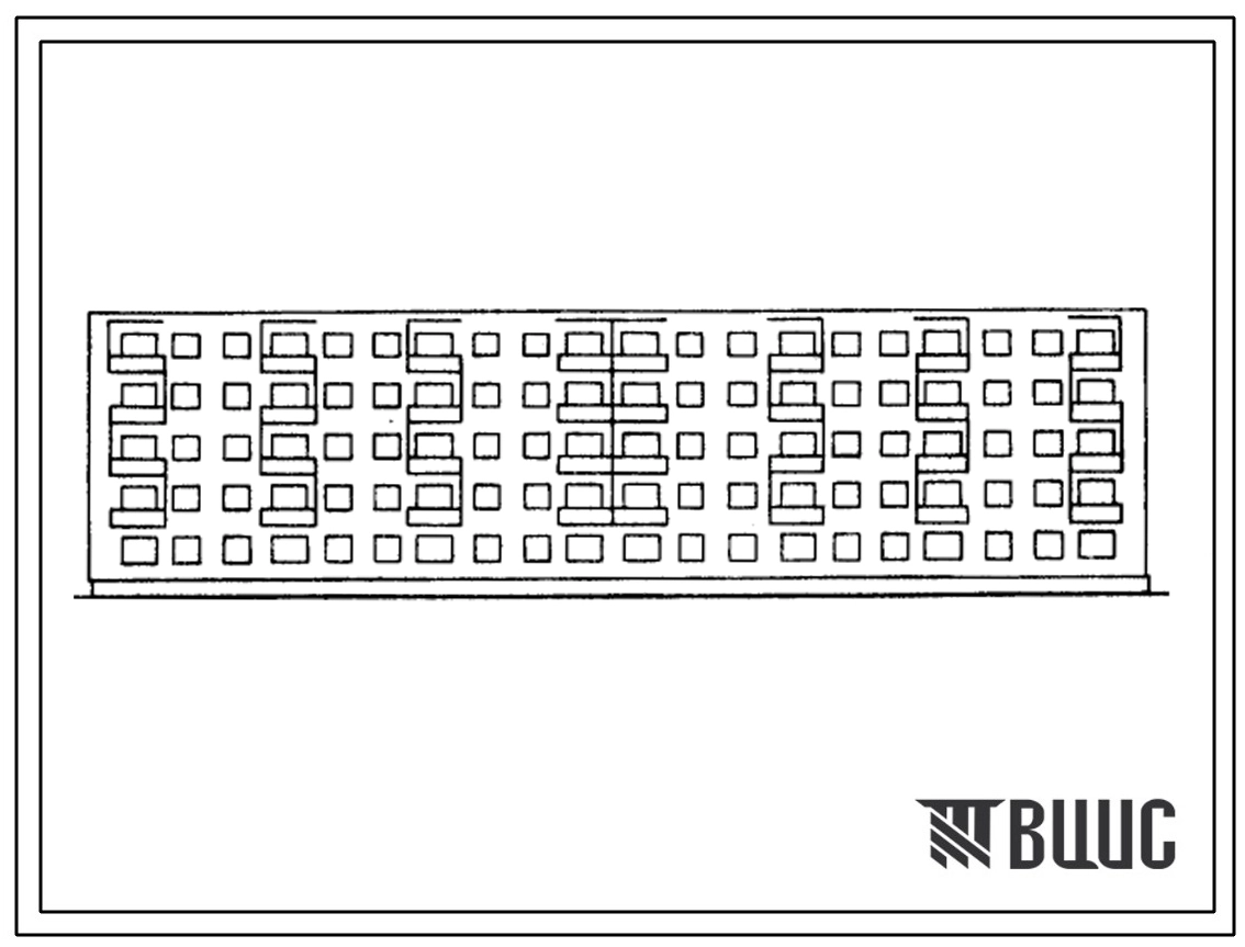 Типовой проект 1К-308В-5/68 Пятиэтажный 4-секционный жилой дом на 70 квартир для жилищных кооперативов