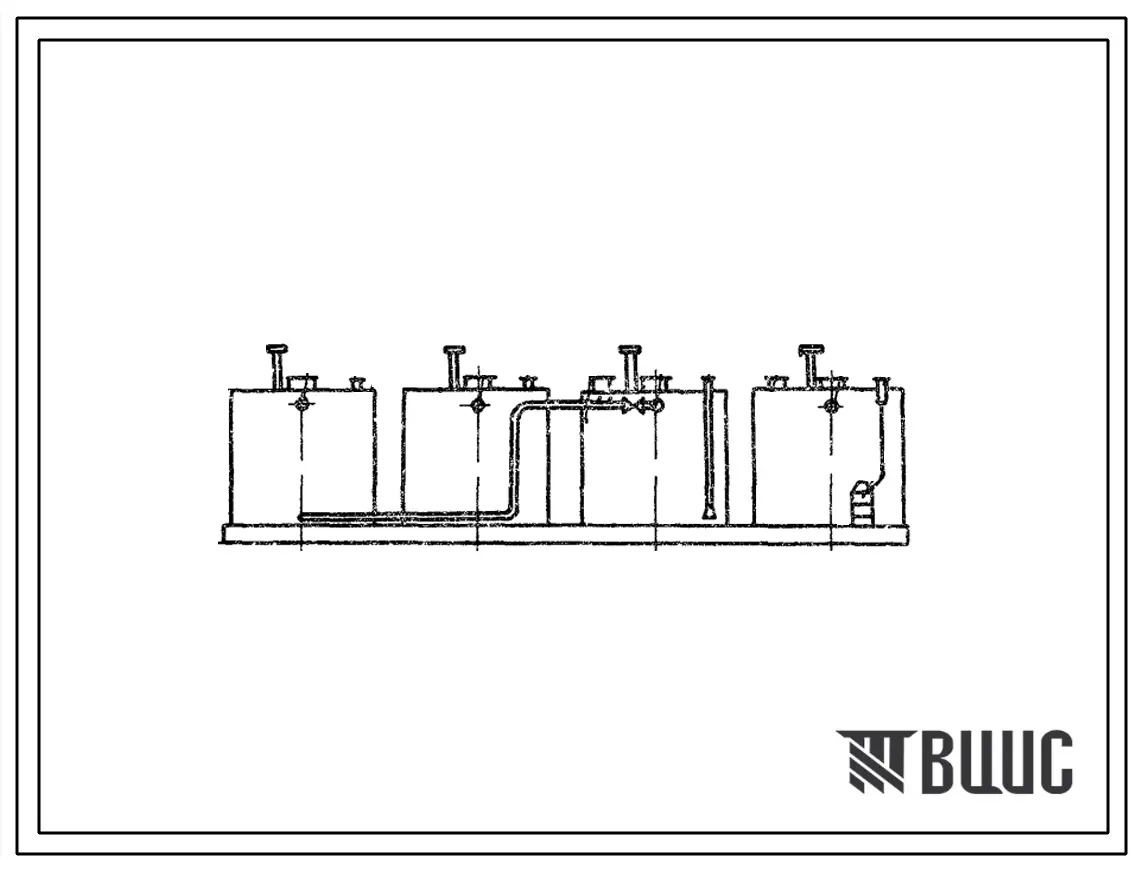 Типовой проект 402-22-39.83 Блок-бокс доочистки канализационных очистных сооружений производительностью 100, 200, 400 м3/сутки