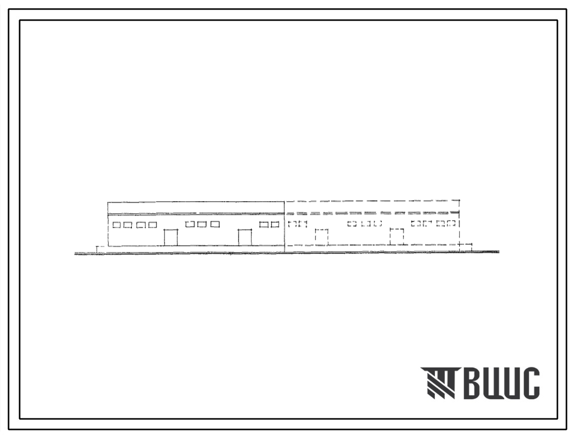Типовой проект 701-3-17 Брусчатый деревянный отапливаемый склад для хранения продовольственных товаров емкостью 100 т с вариантом расширения до 200 т
