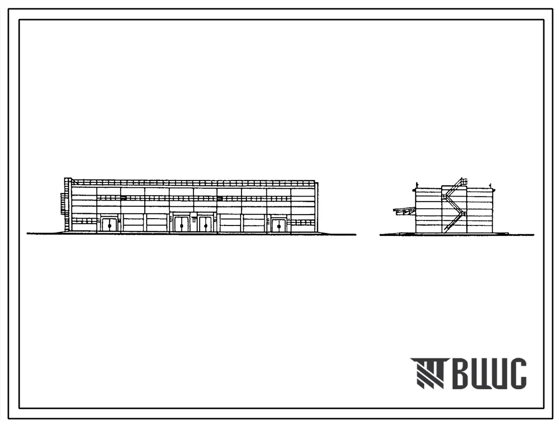 Типовой проект 705-1-189.85 Глубинный склад минеральных удобрений из железобетонных конструкций вместимостью 2000 т, оборудованный подвесным электрическим краном. Размеры здания -18x60 м. Расчетная температура: -30°С. Стены - панельные железобетонные. Пок