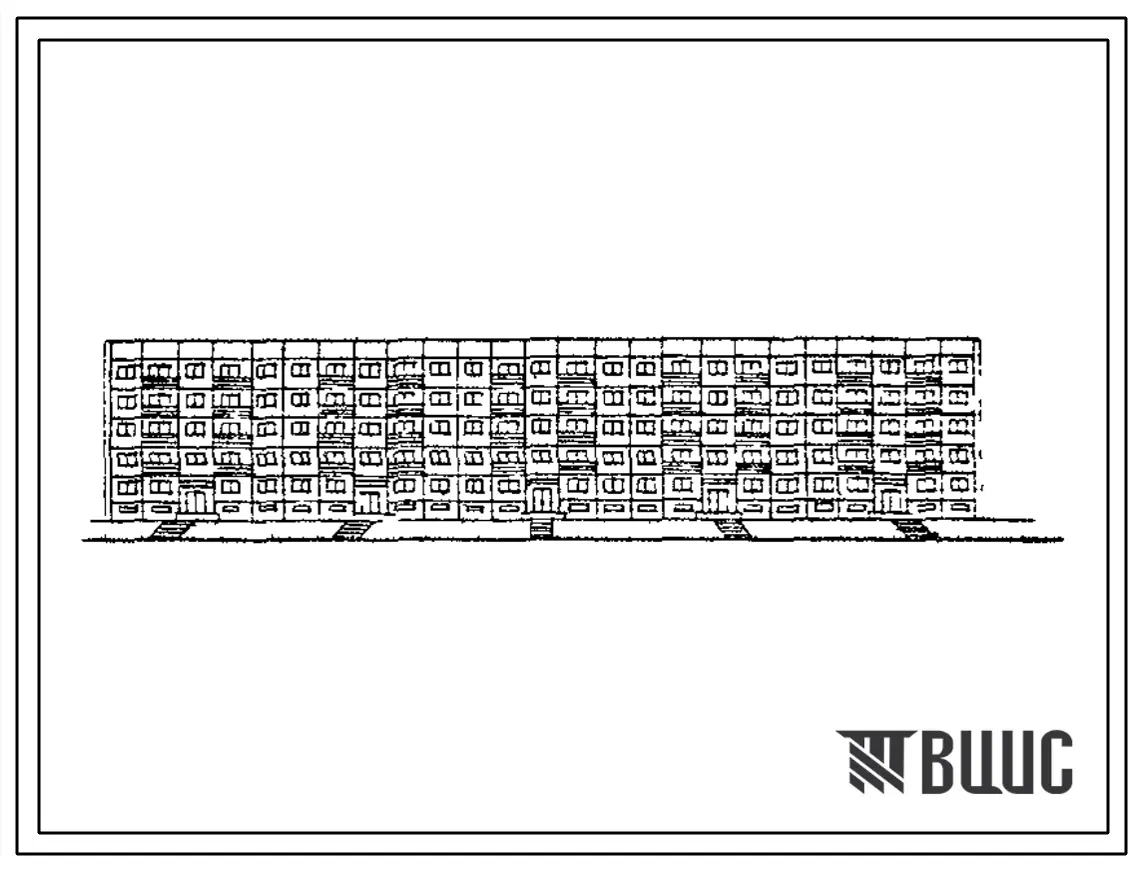 Типовой проект 4570-81.75 Крупнопанельный жилой дом на 75 квартир с сантехкабинами