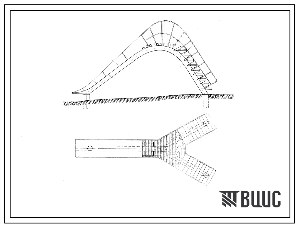 Шифр МФ-60 Горка катальная. Тип 1 (1967 г.)