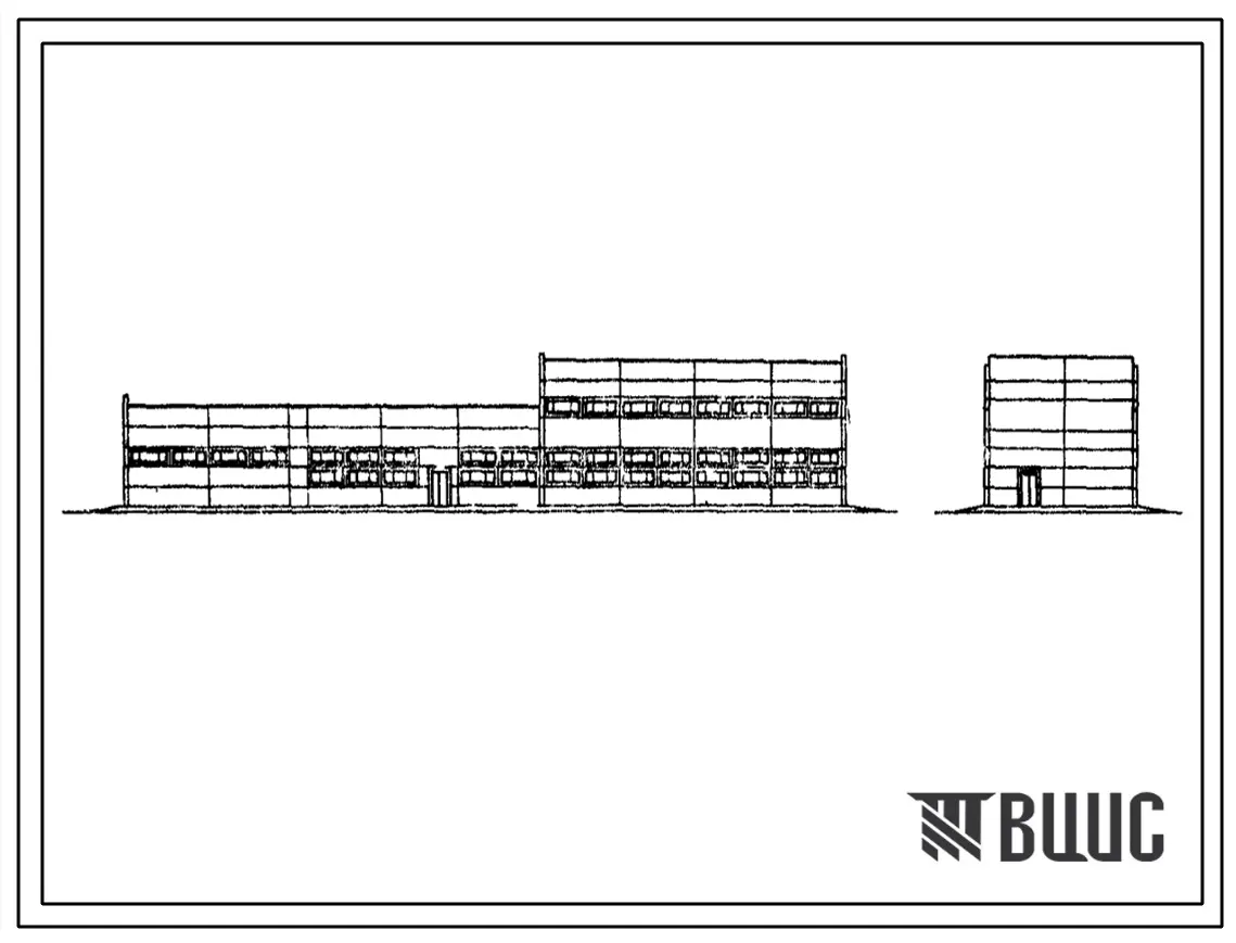 Типовой проект 902-2-336 Корпус обезвоживания осадка сточных вод с 4 вакуум-фильтрами Бсх 04-10-2,6
