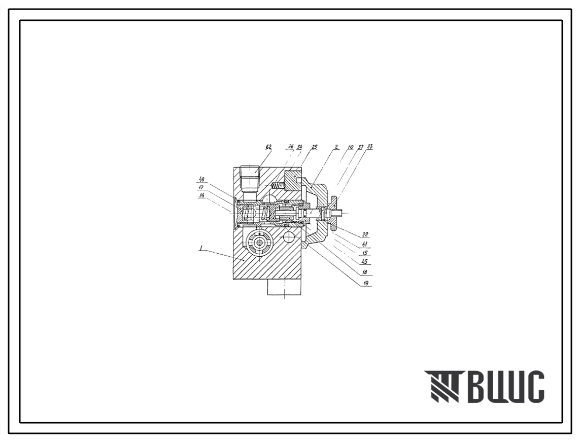 Шифр МПГ55-62-000 Регулятор потока с распределителем и обратным клапаном МПГ55-62-000