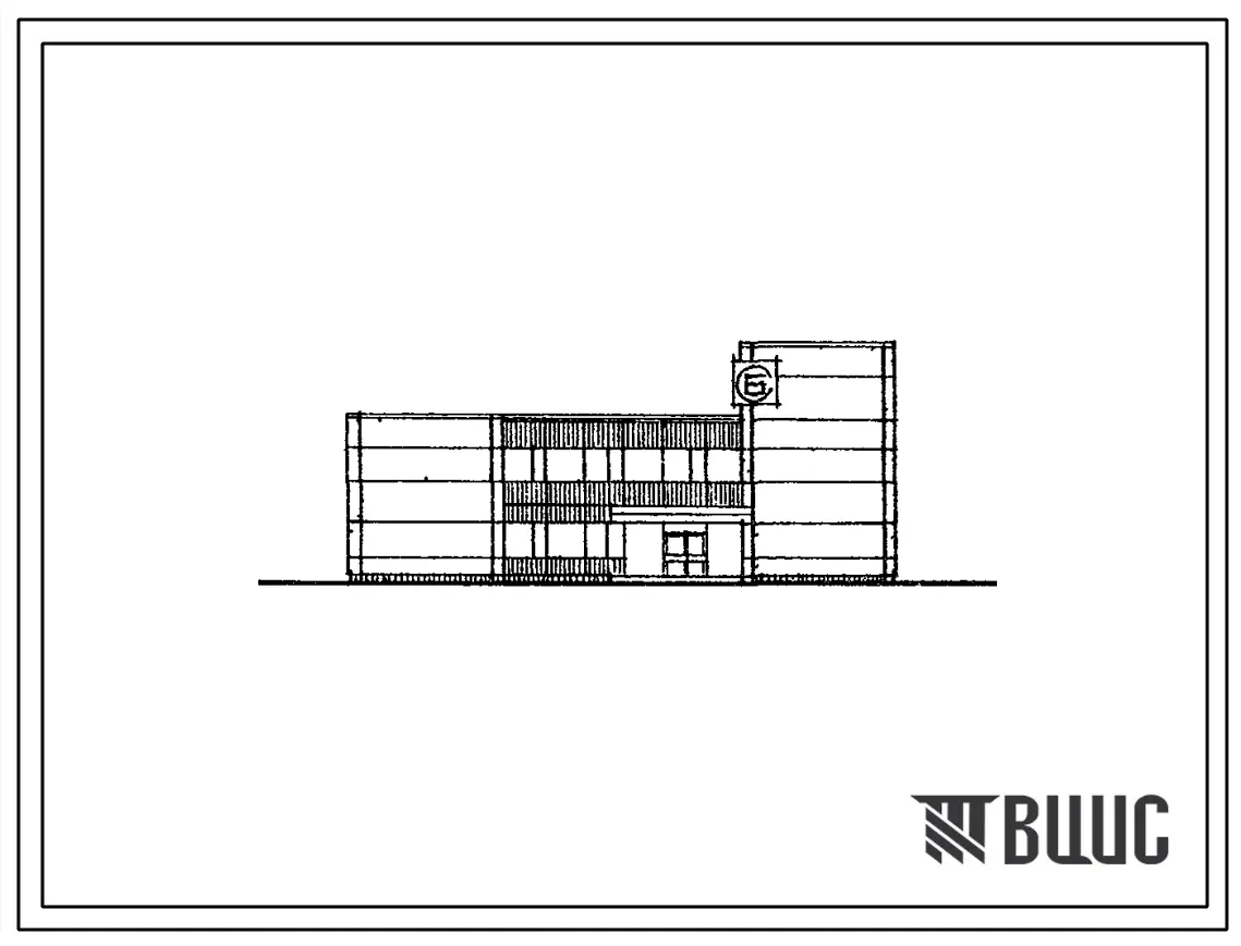 Типовой проект 282-1-91 Дом быта на 35 рабочих мест с годовым объемом работ 143,5 тыс. руб. в полносборных конструкциях, для строительства в 1В климатическом подрайоне, 2 и 3 климатических районах