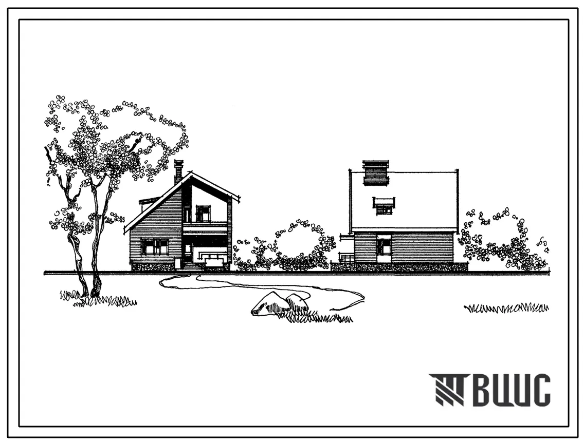 Типовой проект 144-89-72/1 Двухэтажный жилой дом с четырехкомнатной квартирой 4Б в двух уровнях (шифр БКС-18). Для строительства во 2В климатическом подрайоне Белорусской ССР