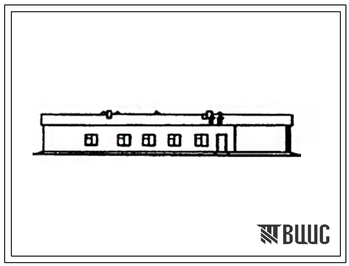 Типовой проект 803-9-26.84 Здание подсобно-вспомогательного назначения для овцеферм на 5-9 тыс.маток (стены кирпичные).