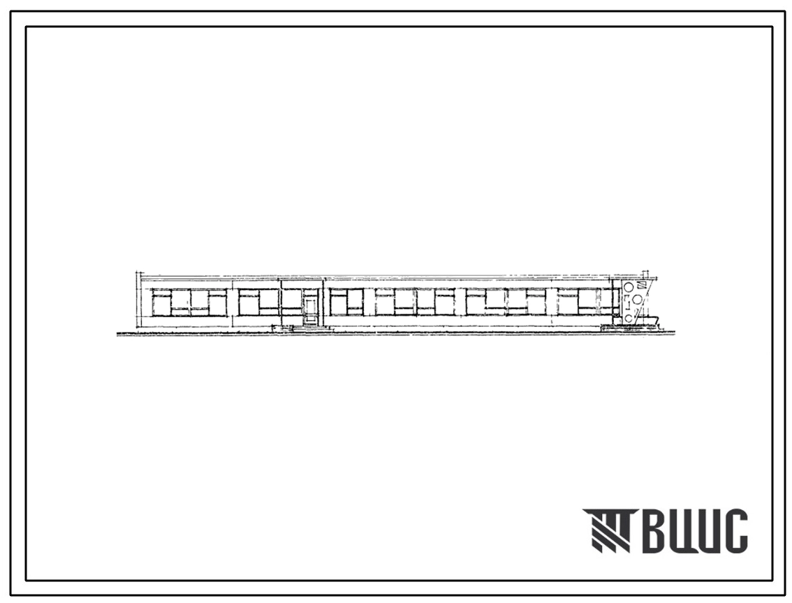Типовой проект 211-1-40 Детские ясли-сад на 50 мест с дневным пребыванием детей (в конструкциях серии 467А). Для строительства во II и III строитель зонах. (Для 1-3 проектно-строительных зон).