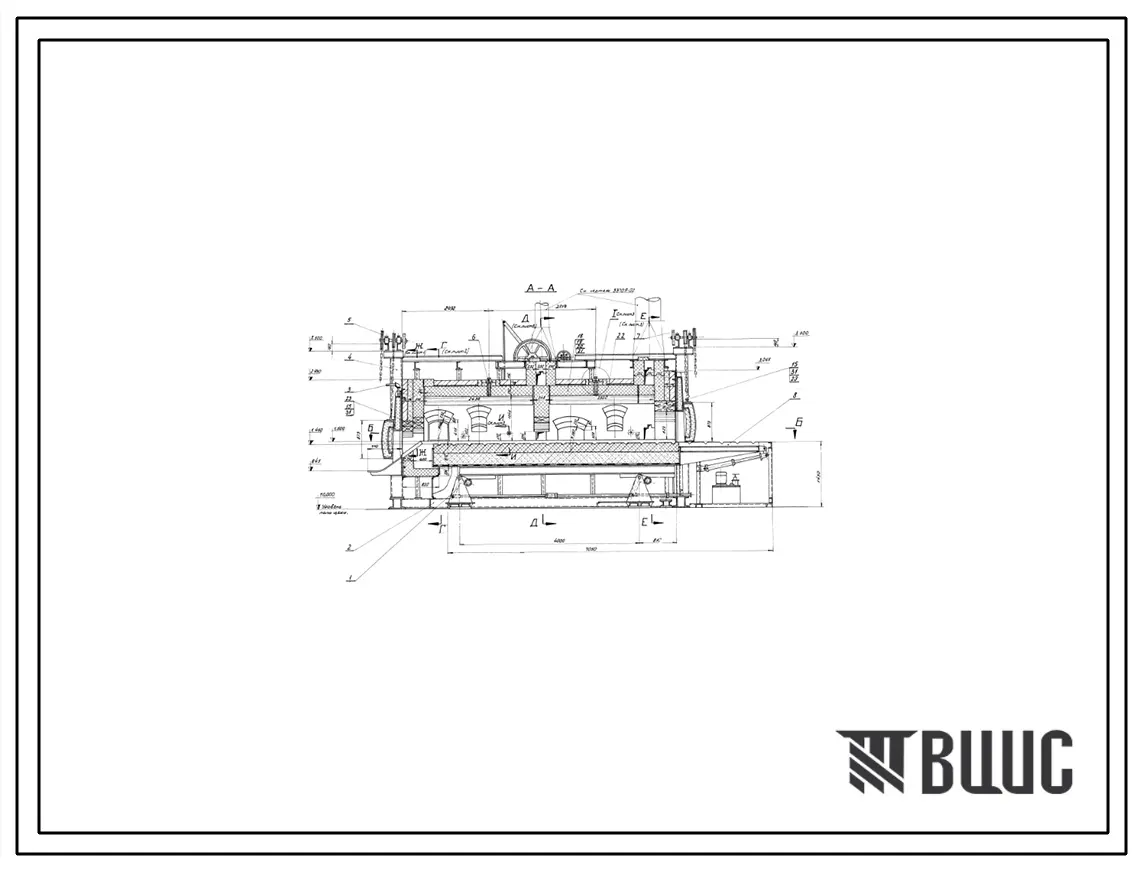 Проект 33706 Печь нагревательная с шагающей балкой размерами пода 1,16х5,1 м на газе