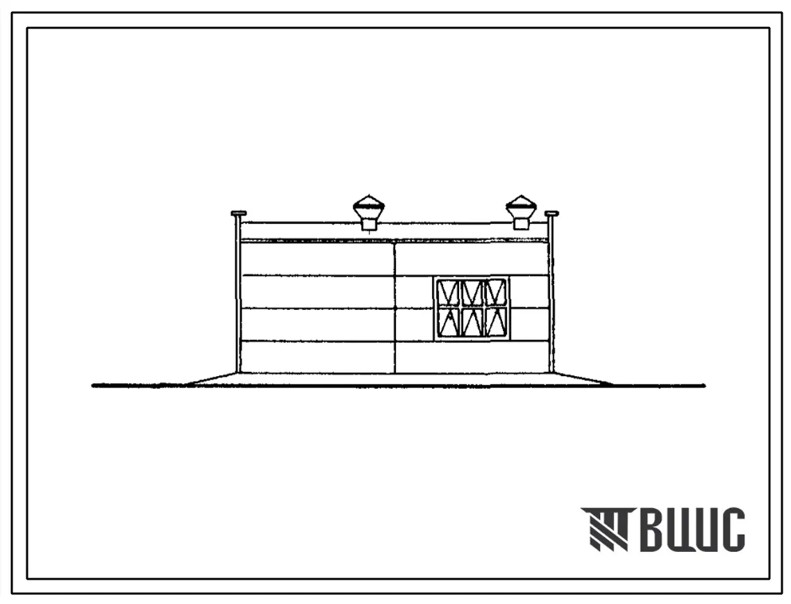 Типовой проект 904-1-43 Отдельностоящая компрессорная на 2-3 компрессора АВШ-1,5/45.