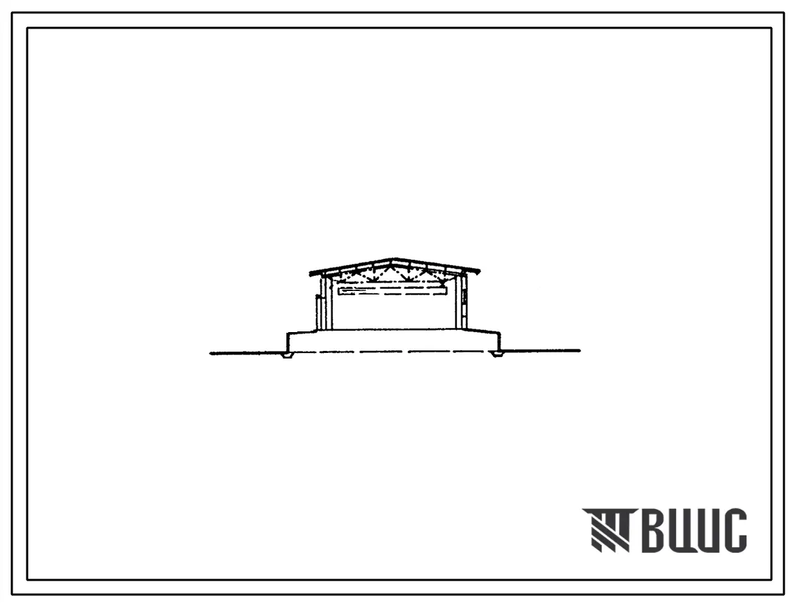 Типовой проект 420-06-21 Инвентарные временные здания и сооружения контейнерного и передвижного типа, размещаемые в УТС серии 420-03. Материальный склад с рампой (отапливаемый) площадью 504 м?.