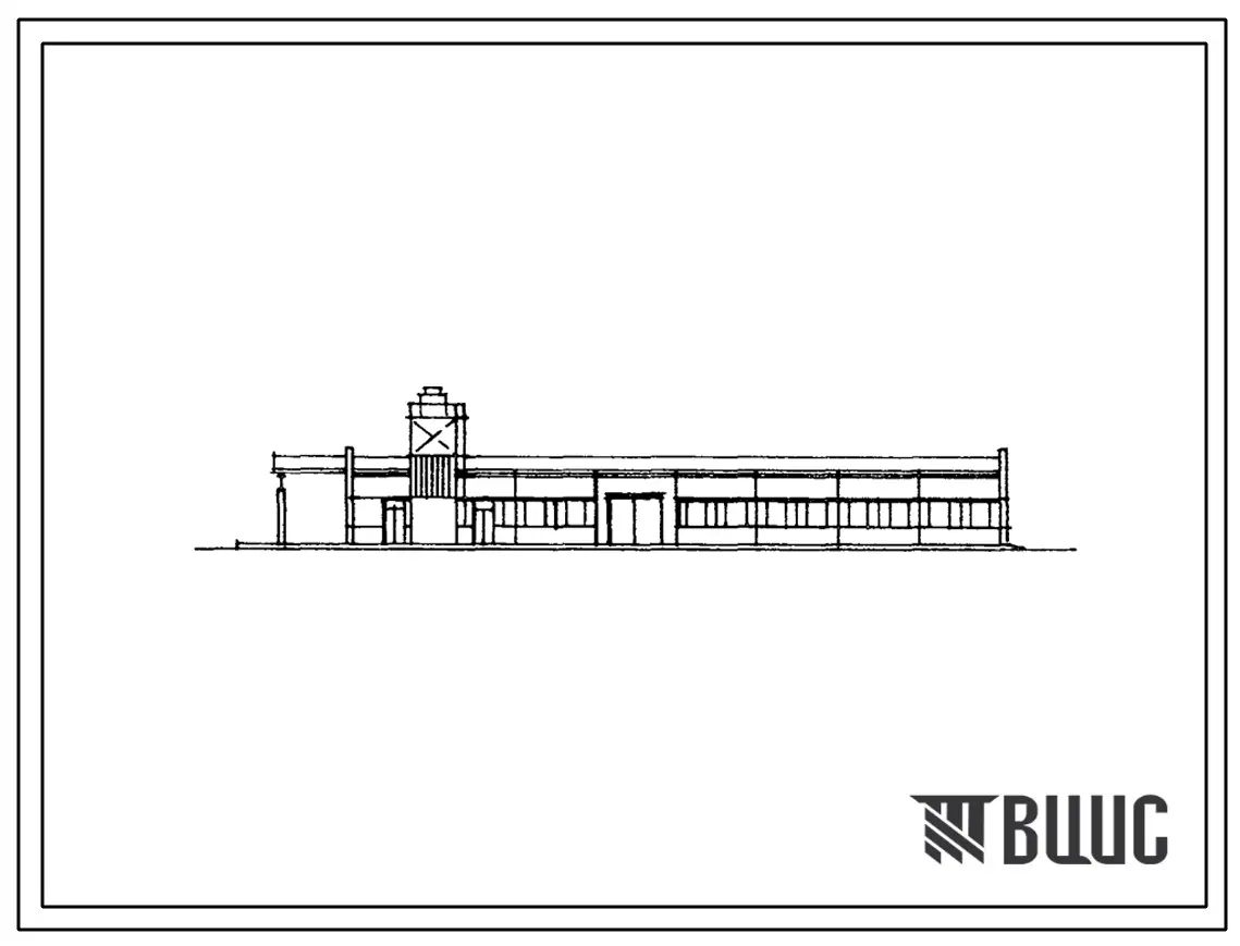 Типовой проект 704-9-4 Хозяйственно-технический корпус вспомогательных объектов для нефтебаз