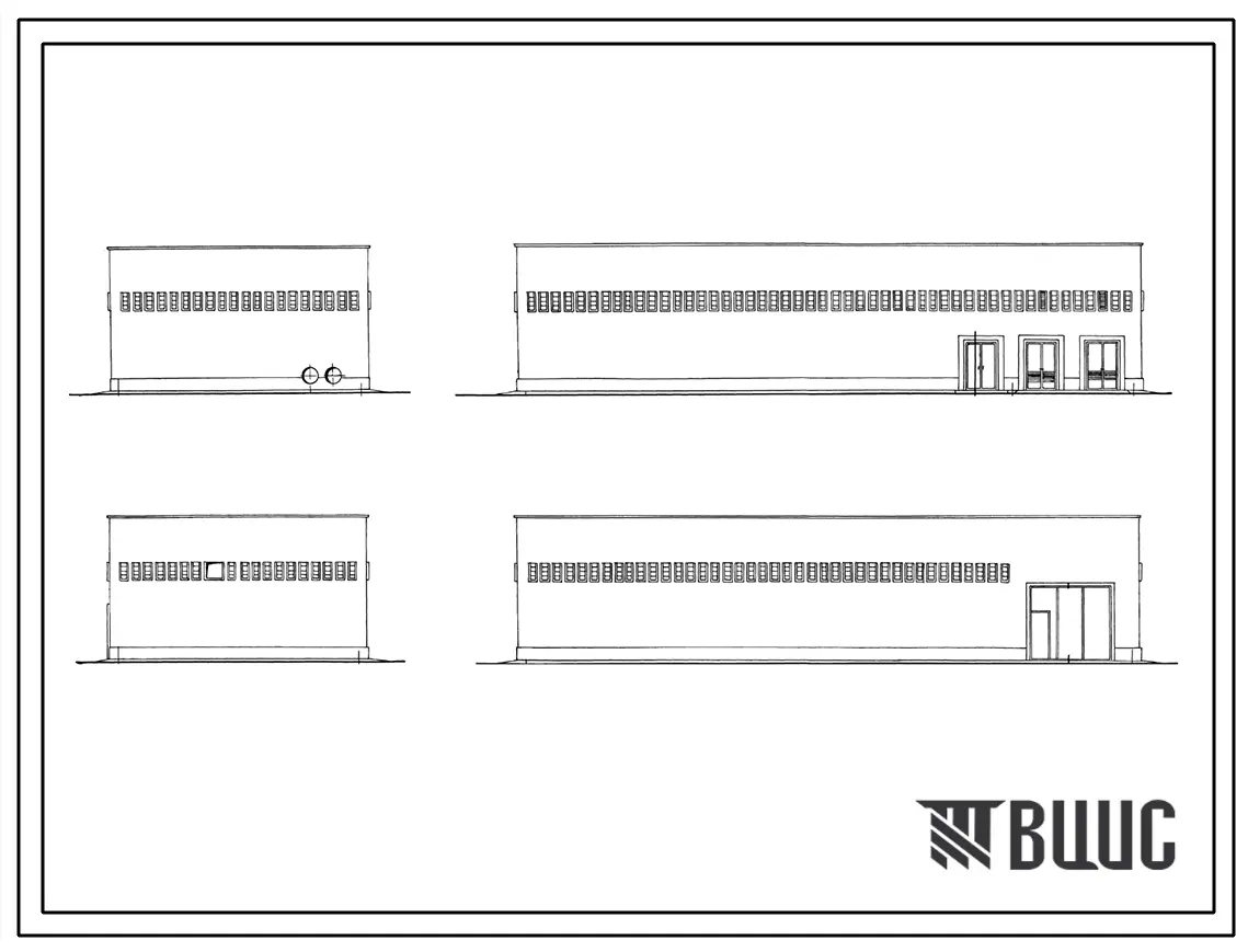 Типовой проект 903-4-95.87 Насосная станция тепловых сетей производительностью 3750 м3/ч (вариант с кирпичными стенами)