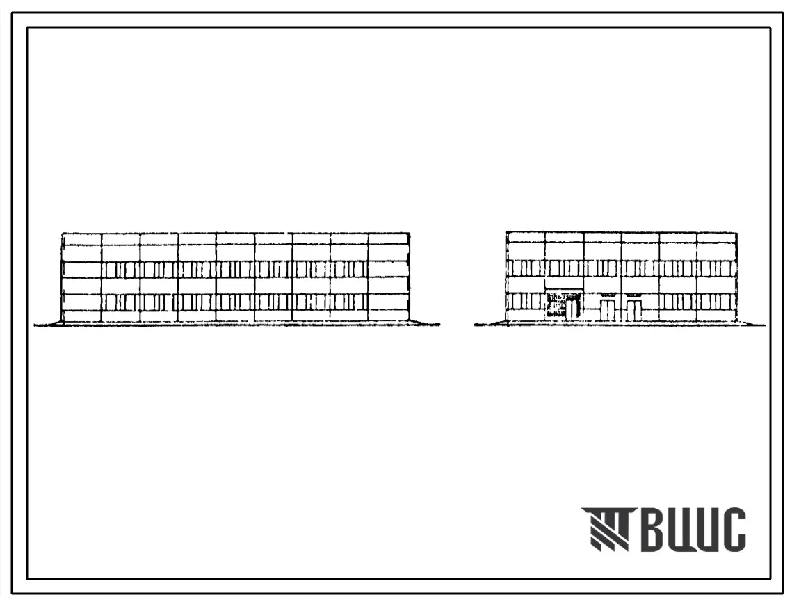 Типовой проект 901-3-25 Водопроводная очистная станция для вод с содержанием взвешенных веществ до 2000 мг/л производительностью 12,5 тыс. куб.м/сут. Здание очистной станции