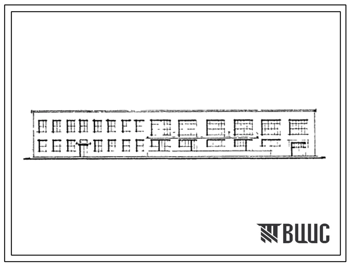 Типовой проект 405-4-9 Тип 2 Цех наполнения баллонов пропускной способностью 150 м?/час кислорода со складом емкостью до 1000 баллонов.(Вариант стен и кирпича).