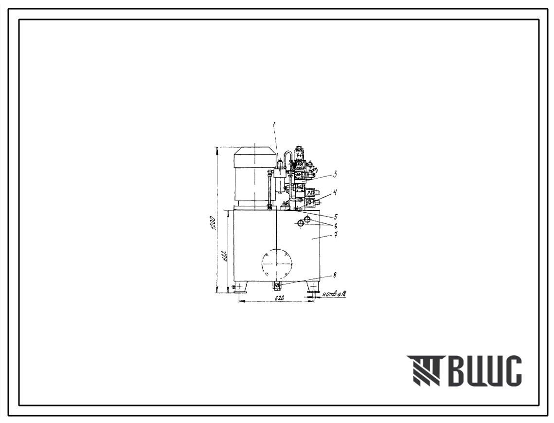 Шифр С100.ИГ ПС Насосная установка С100.32.19,8.15.1.2.2.ИГ
