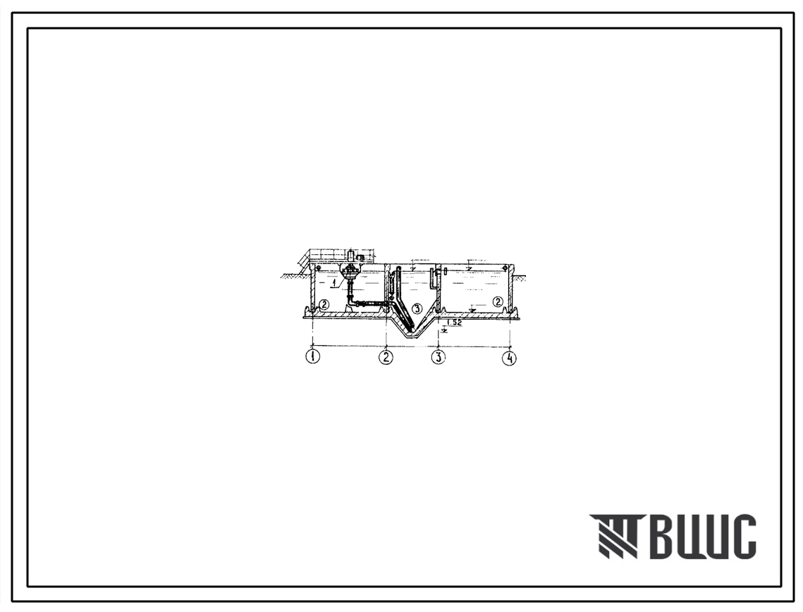 Типовой проект 902-2-322 Станция биологической очистки сточных вод в аэротенках продленной аэрации с аэраторами на вертикальном валу производительностью 400 куб. м/сутки