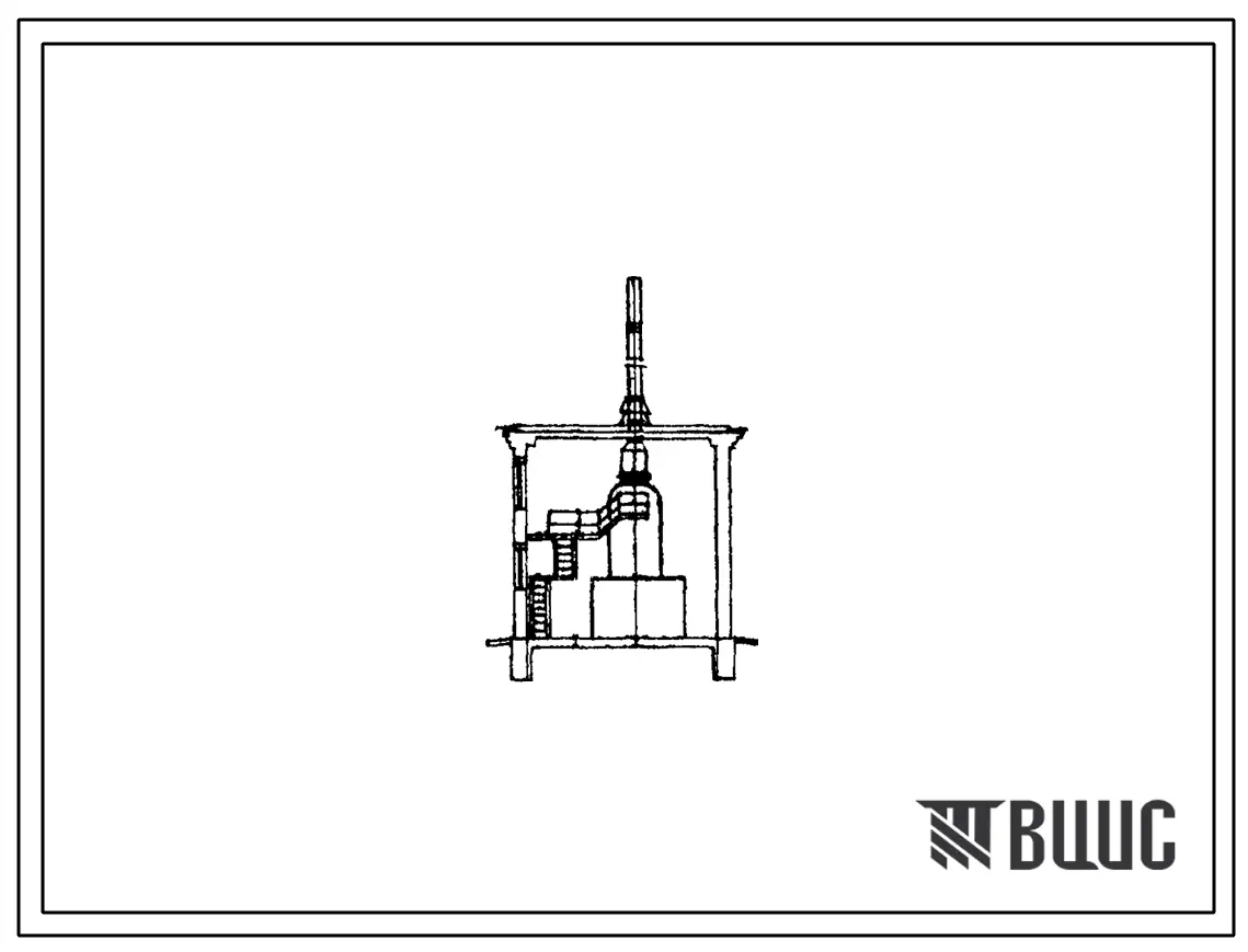 Типовой проект 903-1-71 Котельная с 3-мя паровыми вертикально-цилиндрическими котлами ТМЗ-1/8 общей производительностью 3 т/час. Топливо мазут. Теплоноситель пар.
