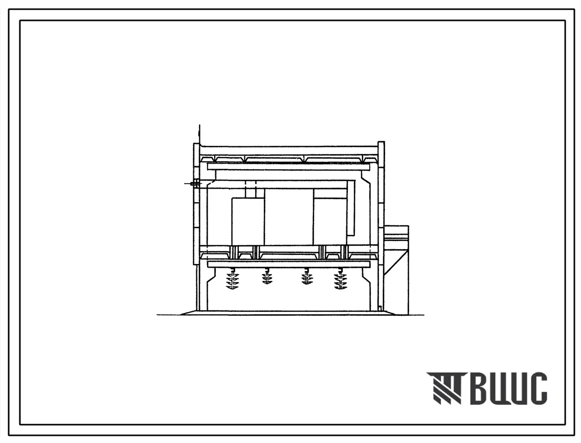 Типовой проект 407-3-293 Трансформаторные подстанции 110/10 кВ без выключателей на стороне высшего напряжения с трансформаторами мощностью от 25 до 63 МВА для промышленных предприятий. Тип 4 подстанция 110-4-2х63-10-2(Б-20-3).