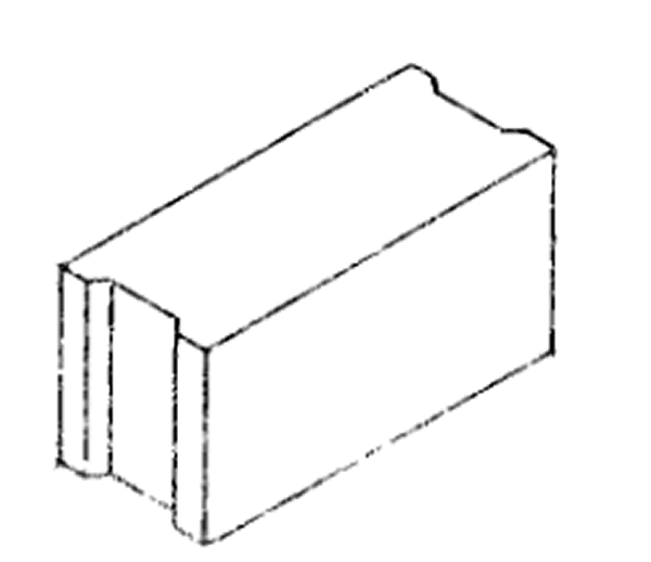Серия 1.116.1-8 Блоки бетонные для стен подвалов. Выпуск 1 Блоки с беспетлевыми захватами. Материалы для проектирования и рабочие чертежи