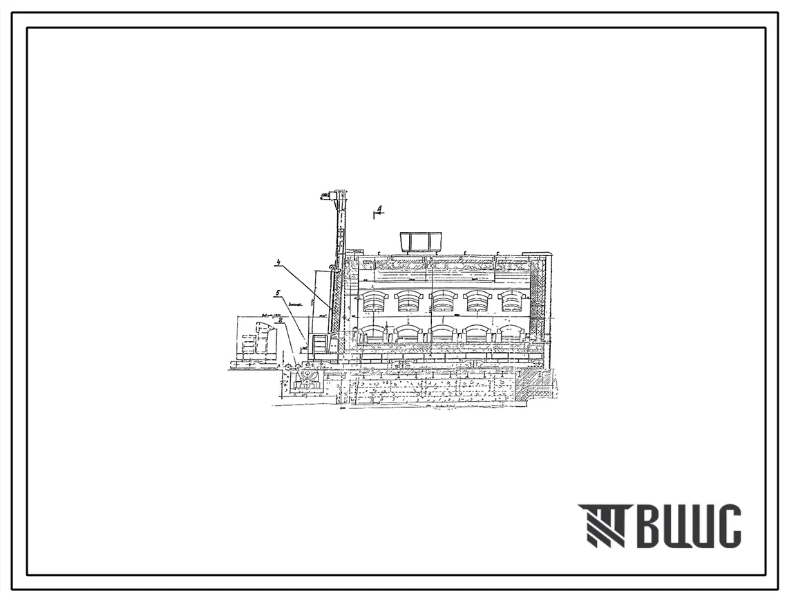 Проект 58027 Печь термическая с выкатным подом размерами 4х9 м, на газе и мазуте