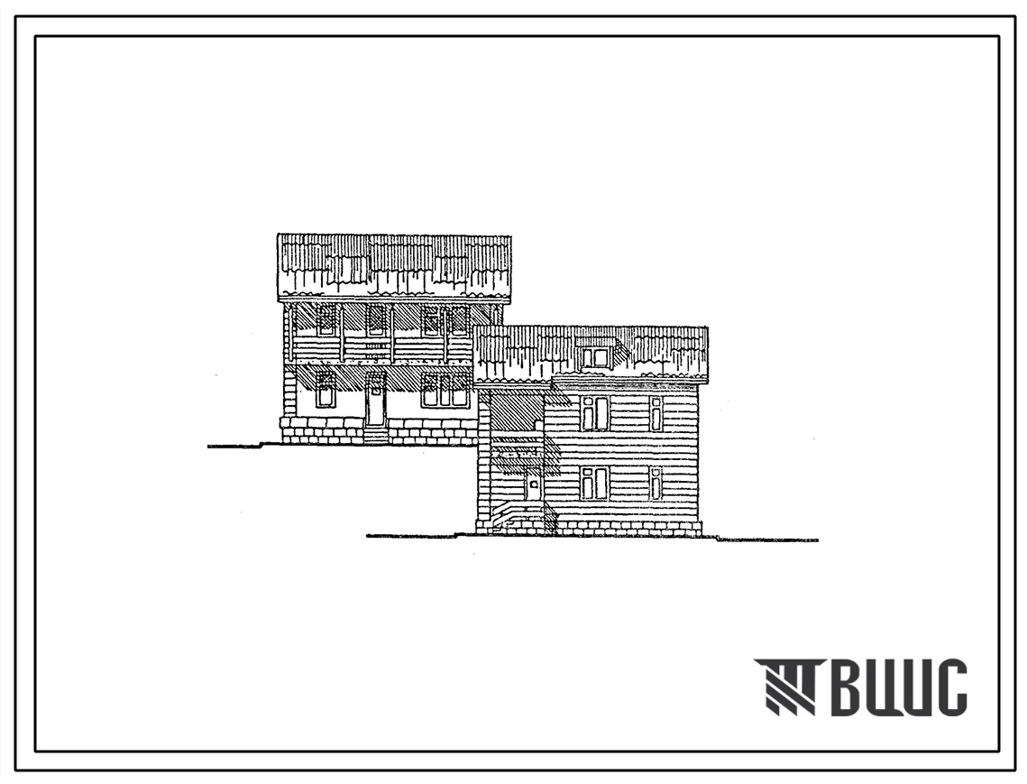 Типовой проект 145-18-23с.13.86 Двухэтажный дом с трехкомнатной квартирой типа 3Б. (Ввод опубл. в И-12-86). Для Армянской ССР