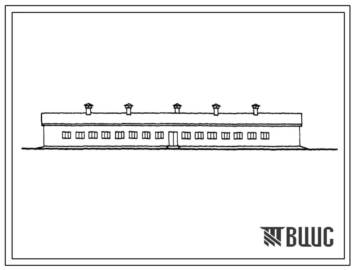 Типовой проект 802-69 Свинарник на 200 голов племенных холостых и легкосупоросных маток с кормлением в специальном помещении.