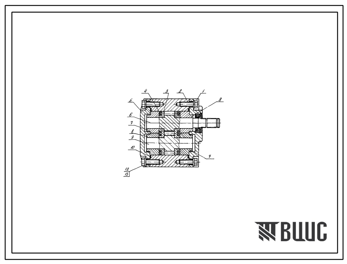 Шифр НШ10Г-3 Насос шестеренный НШ10Г-3